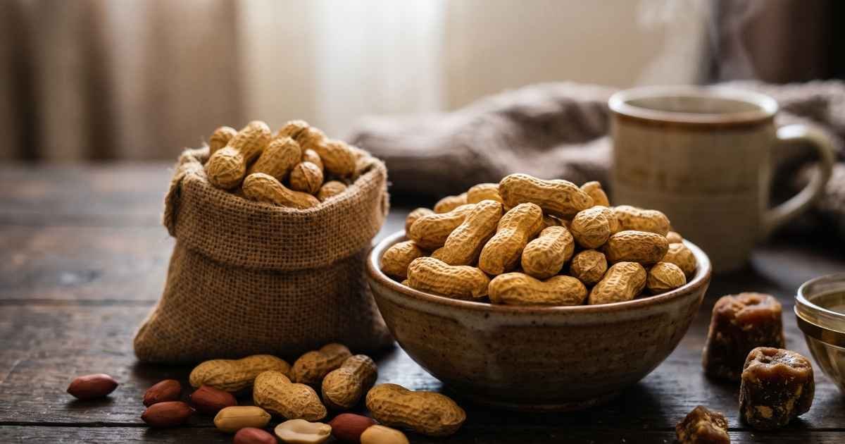 ಚಳಿಗಾಲದಲ್ಲಿ ಕಡಲೆಕಾಯಿ ಸೇವನೆಯ ಆರೋಗ್ಯ ಲಾಭಗಳು (Health benefits of eating peanuts in winter).